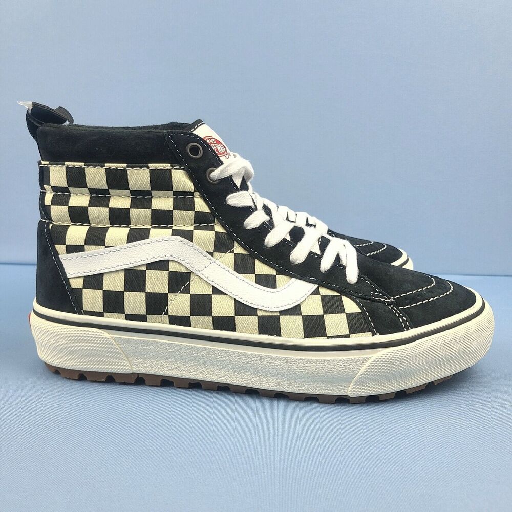 Vans Boots Mens 7.5 Sk8-Hi MTE-1 Checkerboard Primaloft Insulated Cold Weather - Picture 3 of 14